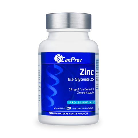 CanPrev Zinc Bis-Glycinate 25 120 v-caps