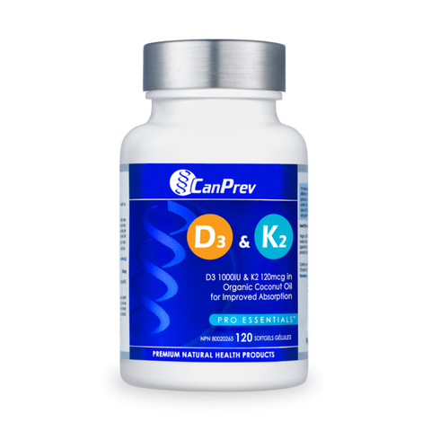 CanPrev D3 & K2 120 softgels