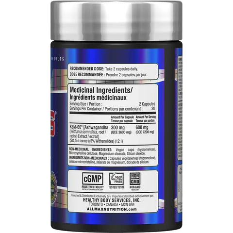Allmax KSM-66 Ashwagandha 60 Cap
