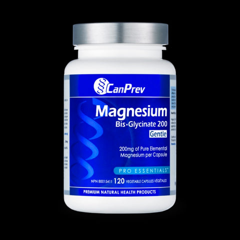CanPrev Magnesium Bis-Glycinate 200 Gentle 120 v-caps