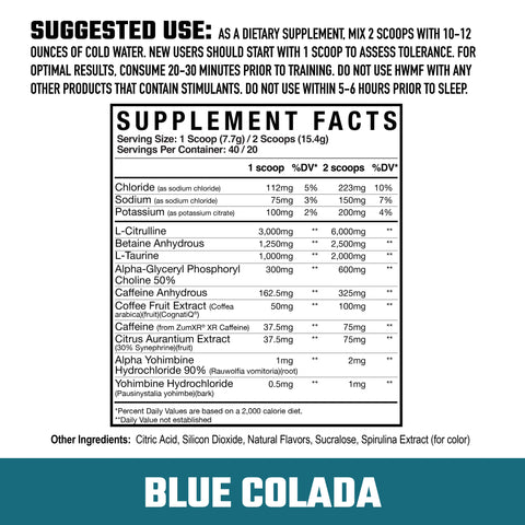 Axe & Sledge HWMF Pre Workout