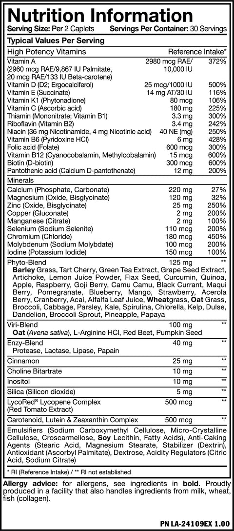 Mutant Multivitamin 60 cap